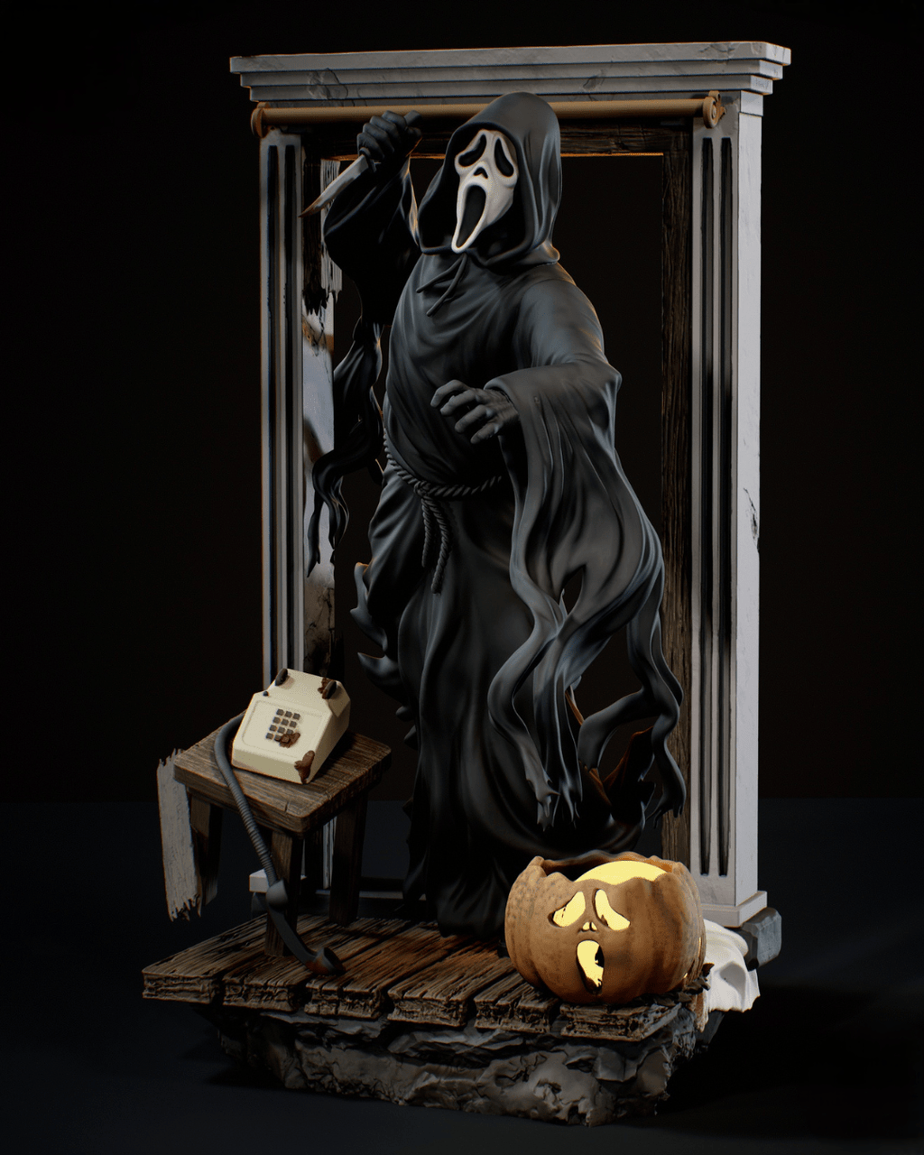Figurine Ghostface - Scream - IR3D