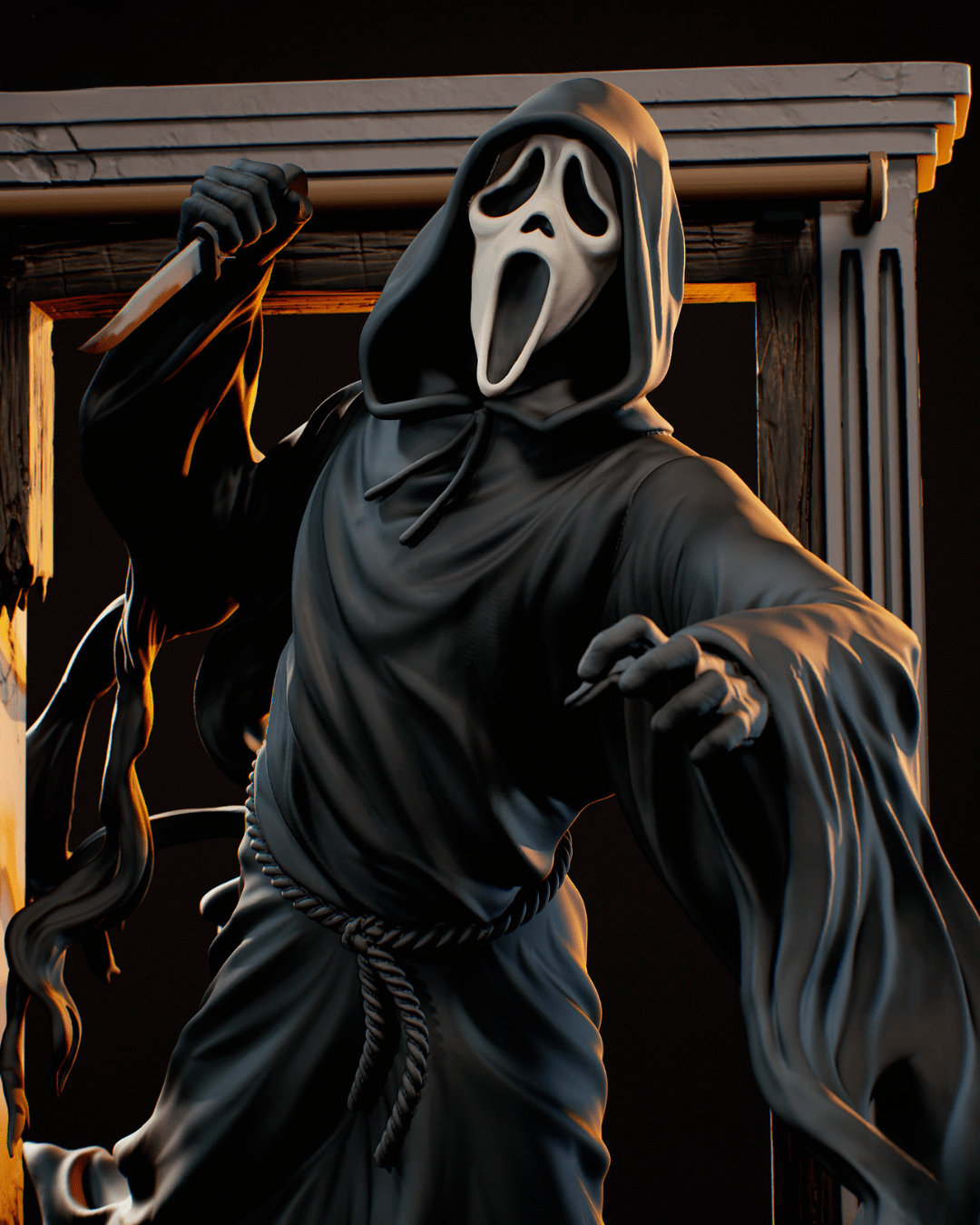 Figurine Ghostface - Scream - IR3D