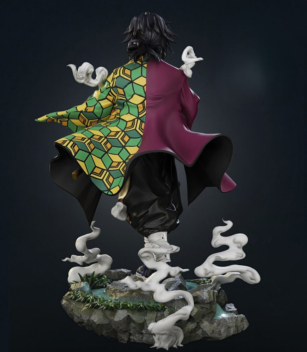 Figurine Giyu Tomioka Demon Slayer Kimetsu no Yaiba - IR3D