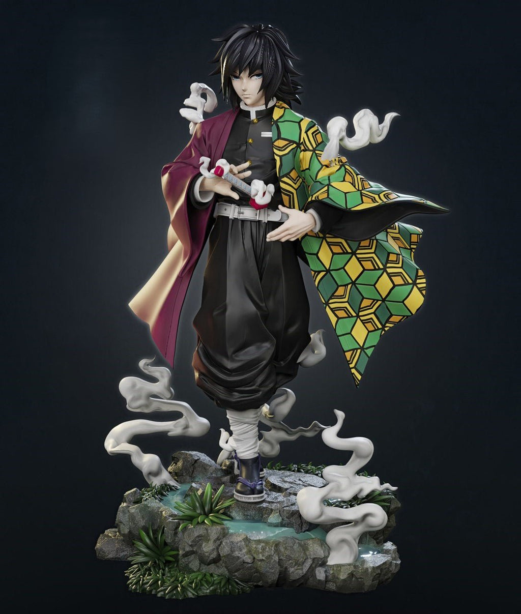 Figurine Giyu Tomioka Demon Slayer Kimetsu no Yaiba - IR3D