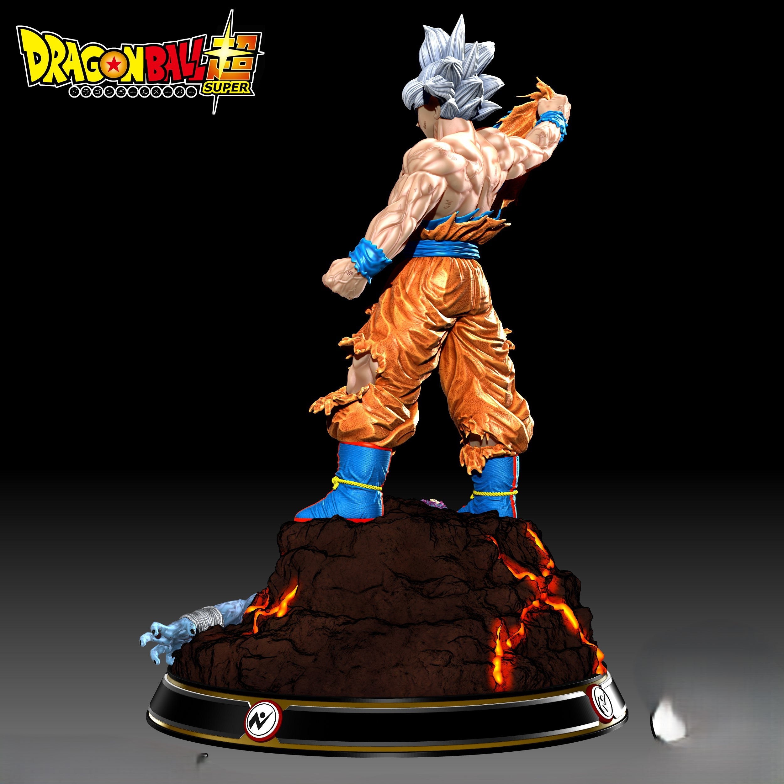 Figurine Goku vs Moro - Manga - IR3D
