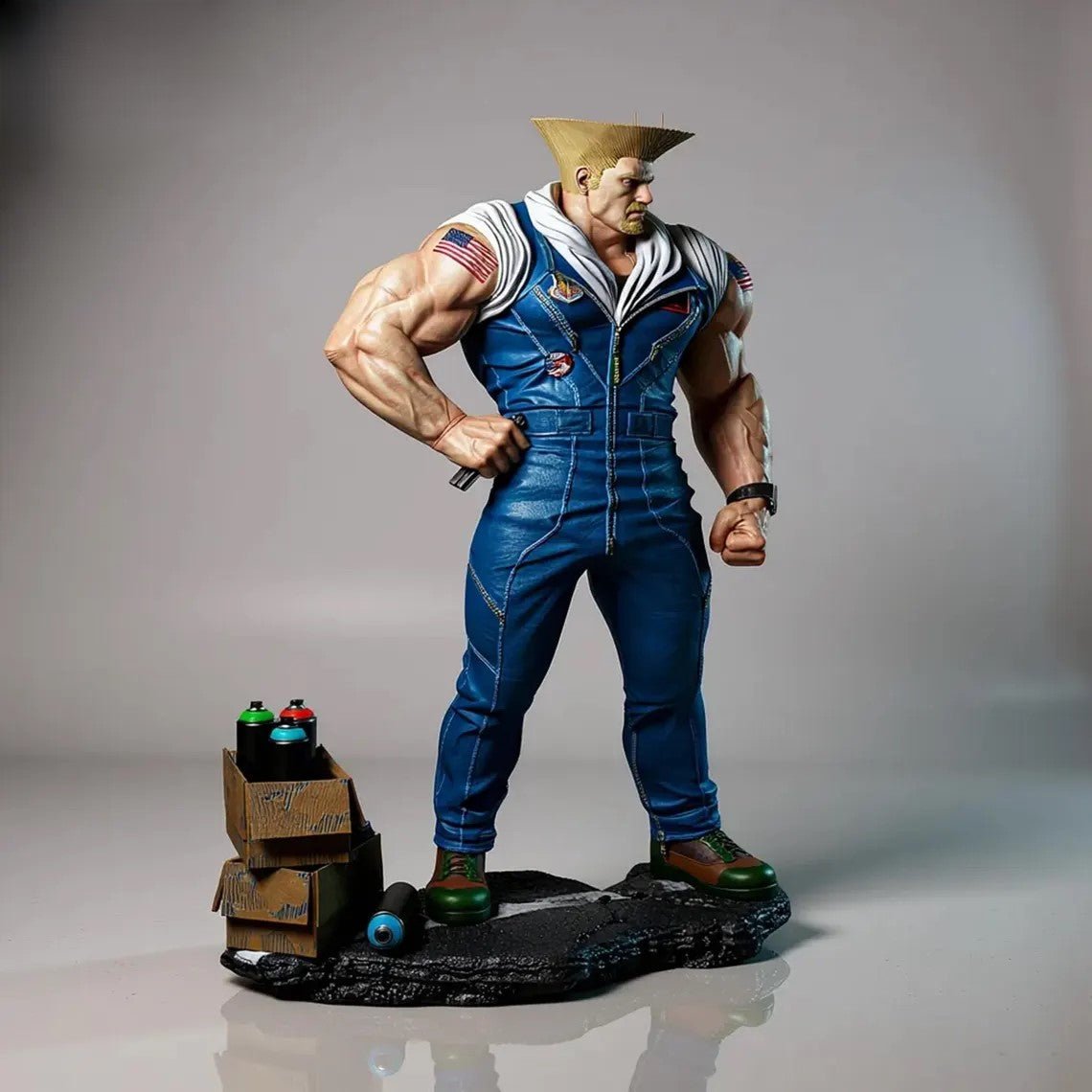 Figurine Guile Street Fighter - IR3D