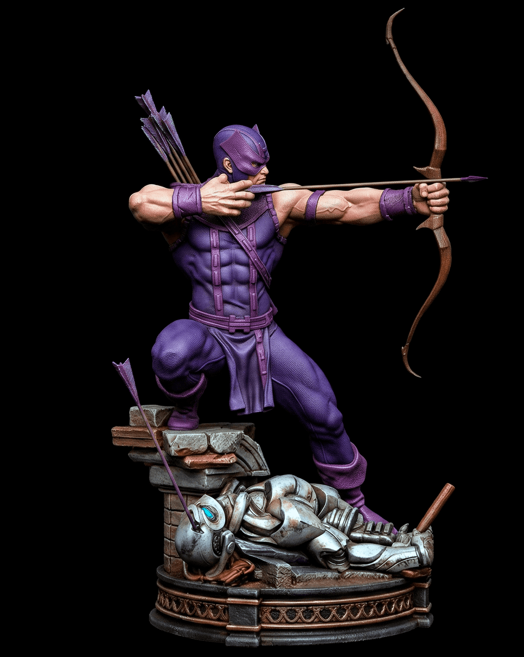 Figurine Hawkeye – Modèle Inspiré Marvel - IR3D