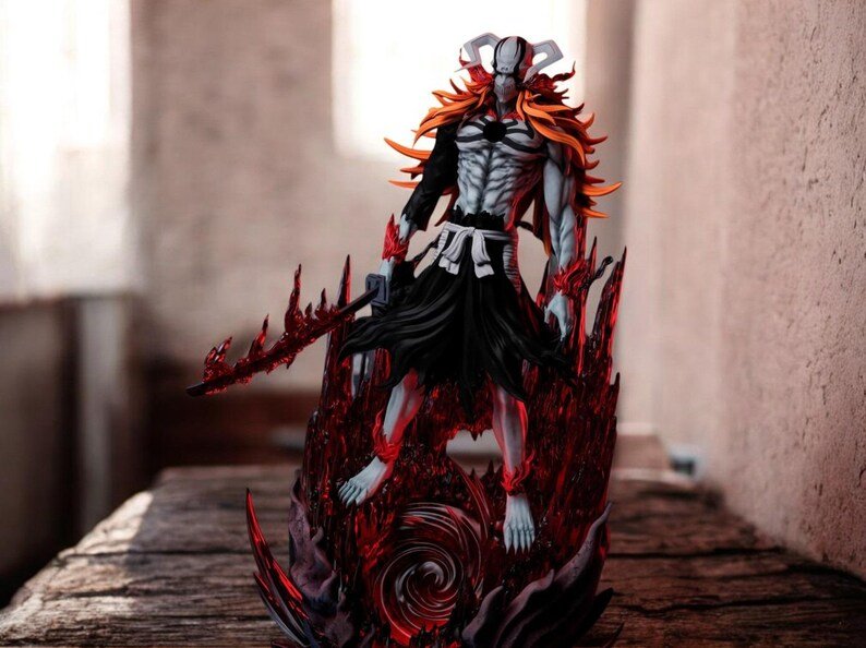 Figurine Ichigo Vasto Lorde Bleach – Statue 3D Anime Premium – Hollow Transformation – Figurine Manga Collection - IR3D