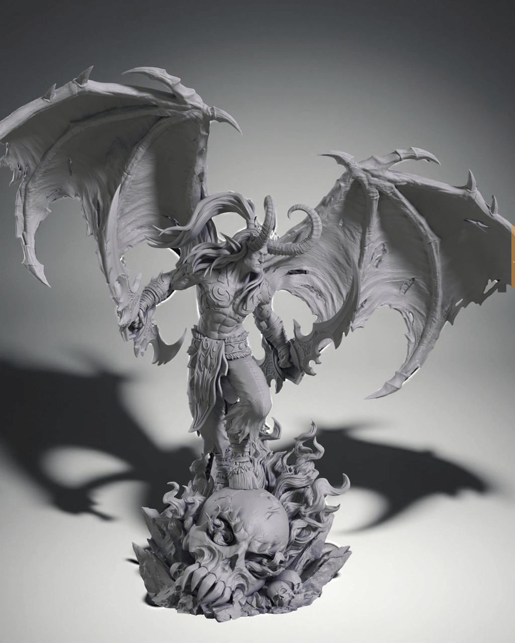 Figurine Illidan stormrage - Warcraft - IR3D
