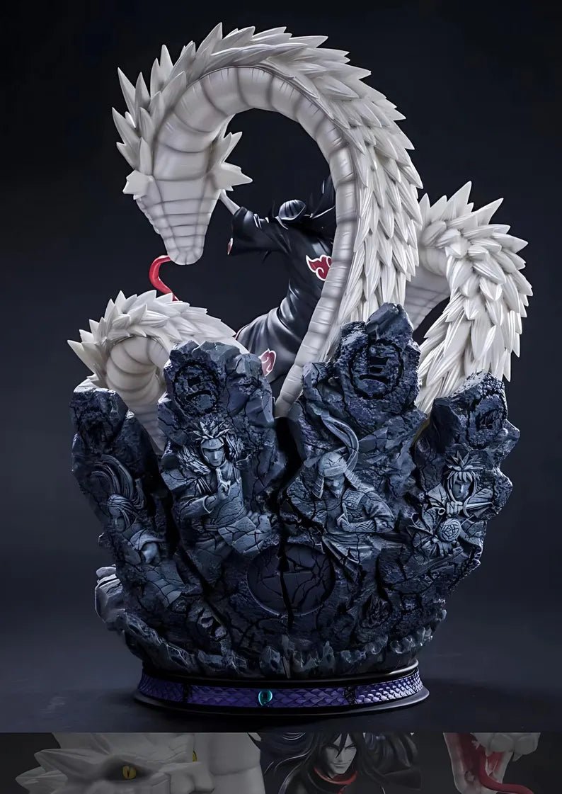 Figurine Itachi Uchiha Naruto – Statue 3D Anime Premium – Akatsuki & Serpent Géant – Figurine Manga Collection - IR3D