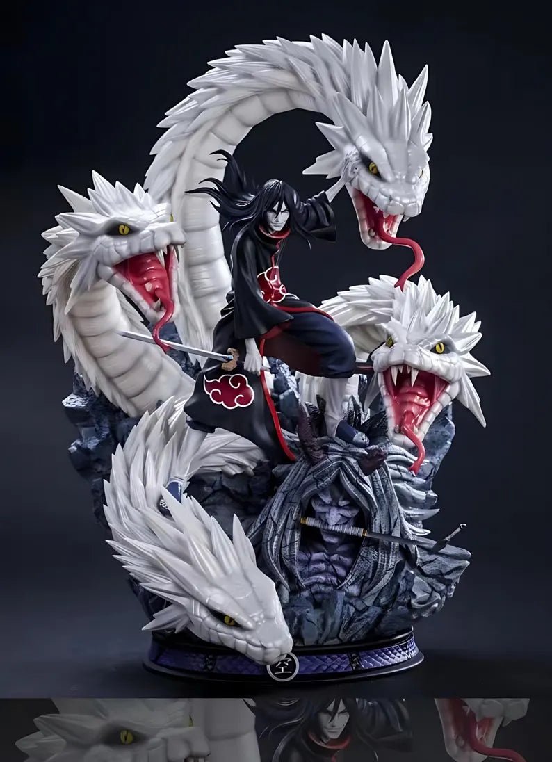 Figurine Itachi Uchiha Naruto – Statue 3D Anime Premium – Akatsuki & Serpent Géant – Figurine Manga Collection - IR3D