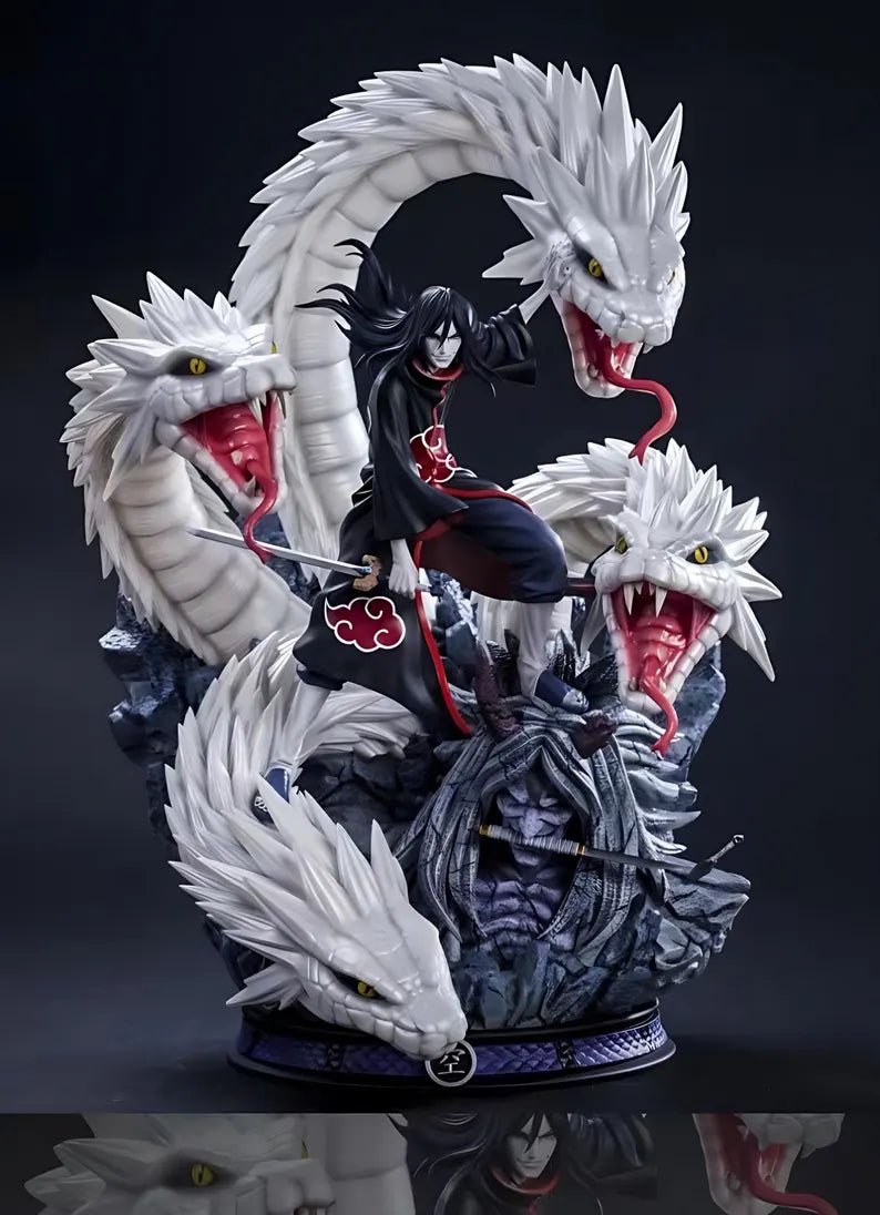 Figurine Itachi Uchiha Naruto – Statue 3D Anime Premium – Akatsuki & Serpent Géant – Figurine Manga Collection - IR3D