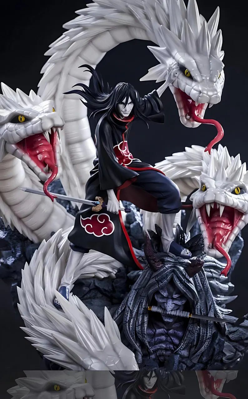 Figurine Itachi Uchiha Naruto – Statue 3D Anime Premium – Akatsuki & Serpent Géant – Figurine Manga Collection - IR3D