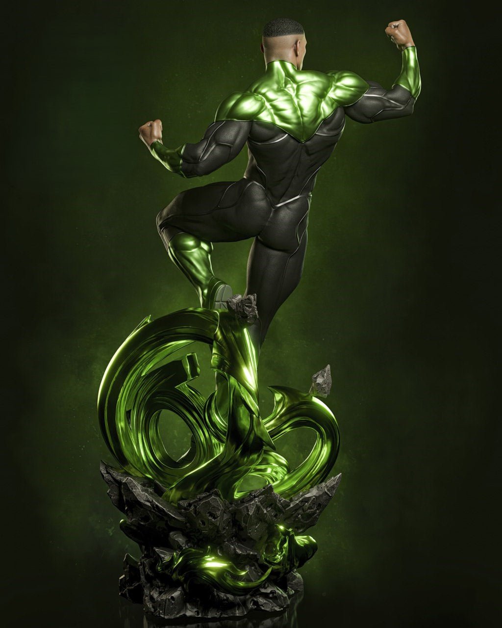Figurine John Stewart Green Lantern - IR3D