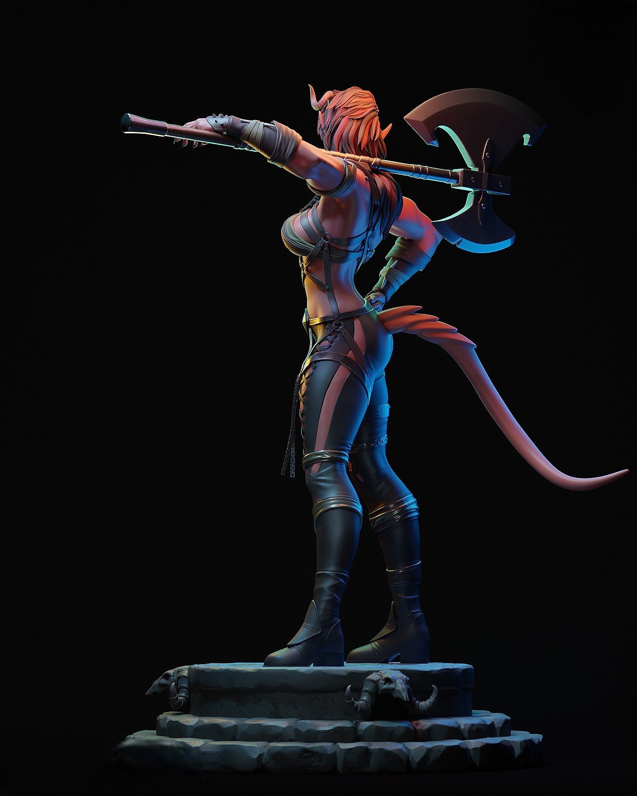 Figurine Karlach - Baldur’s Gate 3 - IR3D