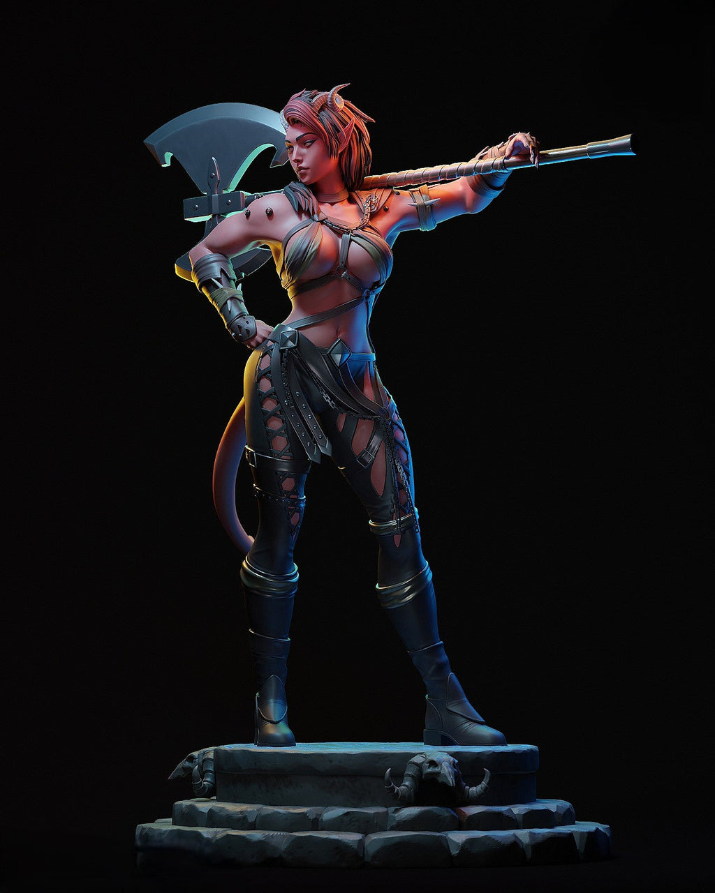 Figurine Karlach - Baldur’s Gate 3 - IR3D