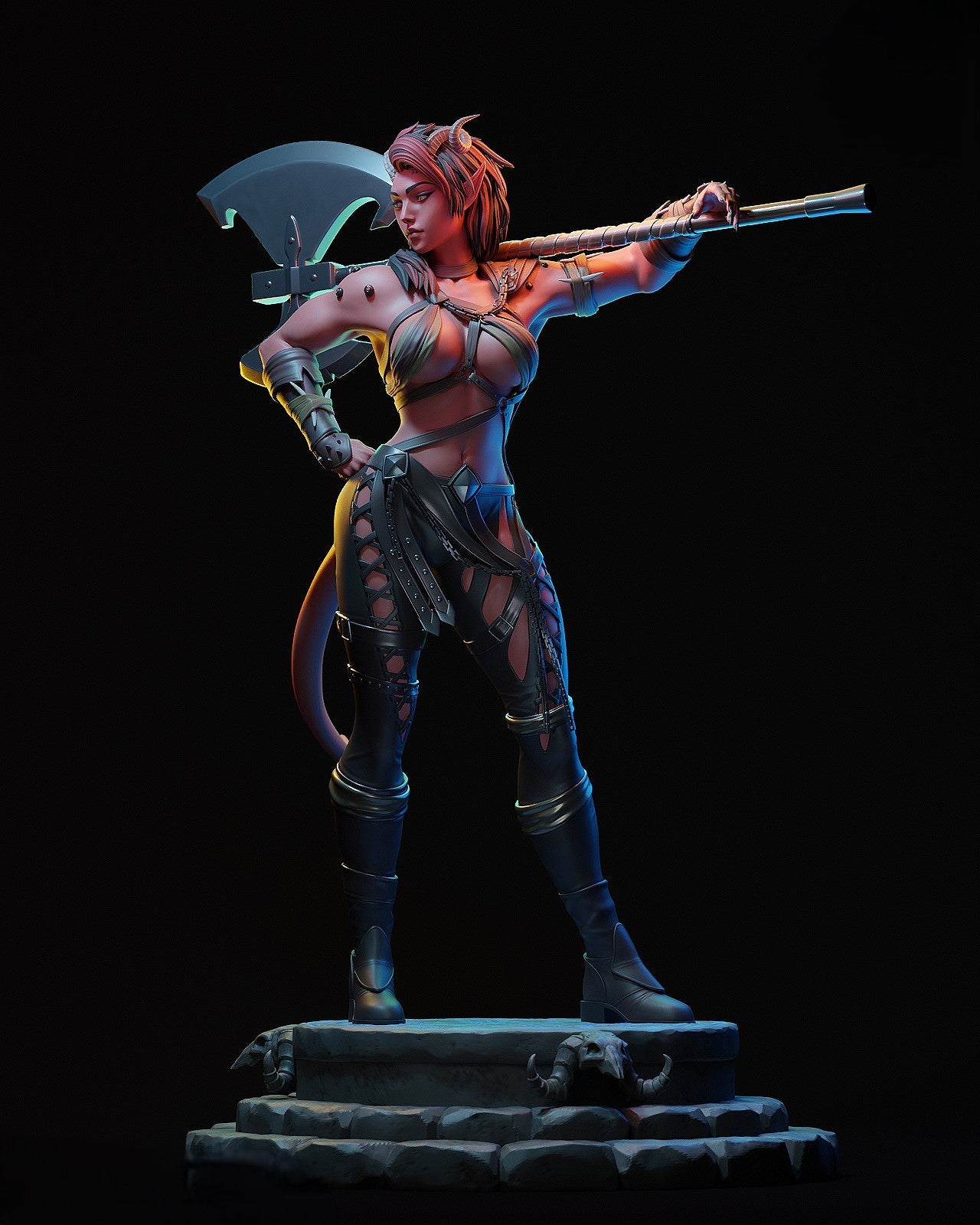 Figurine Karlach - Baldur’s Gate 3 - IR3D