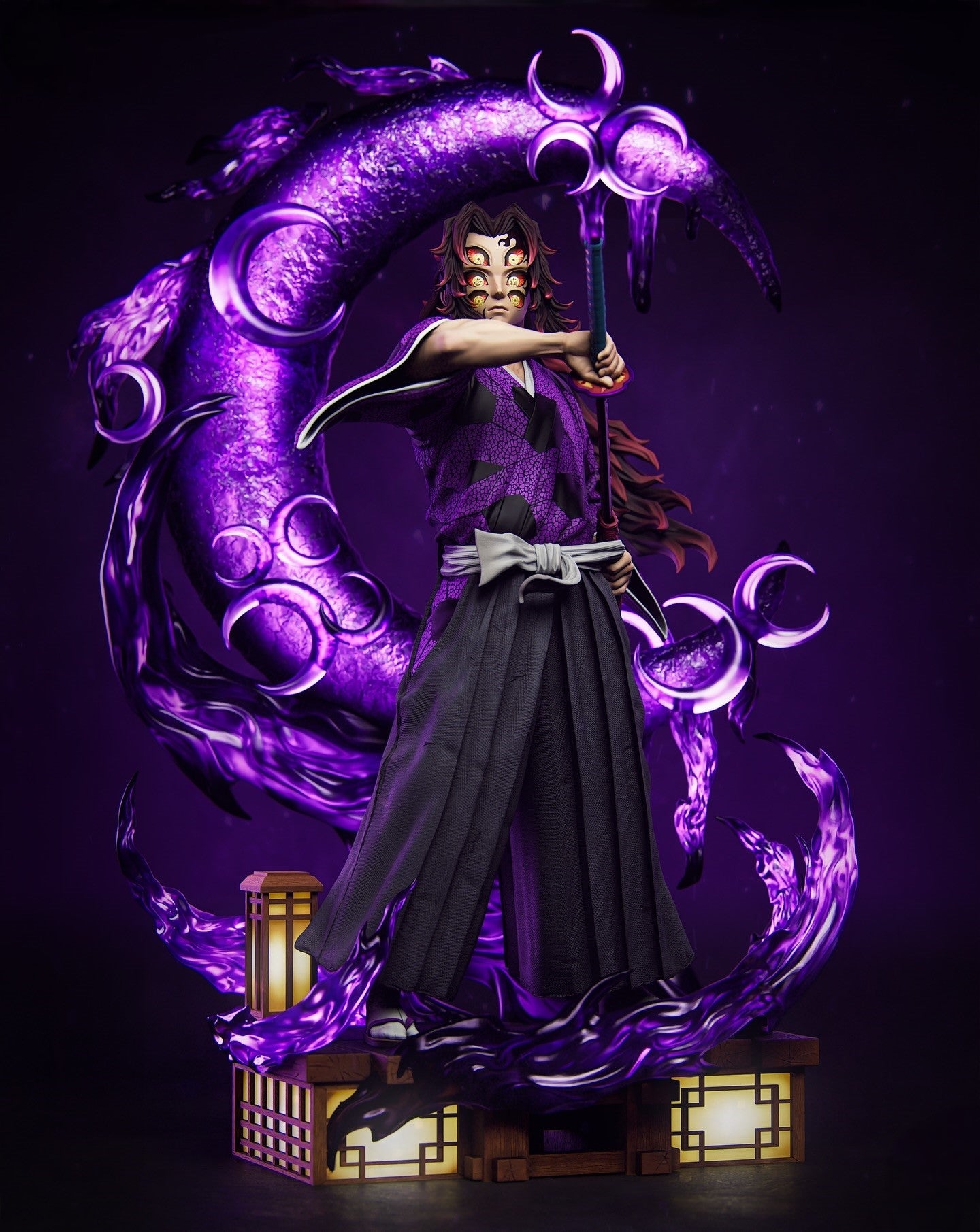 Figurine Kokushibo – Demon Slayer - Manga - IR3D