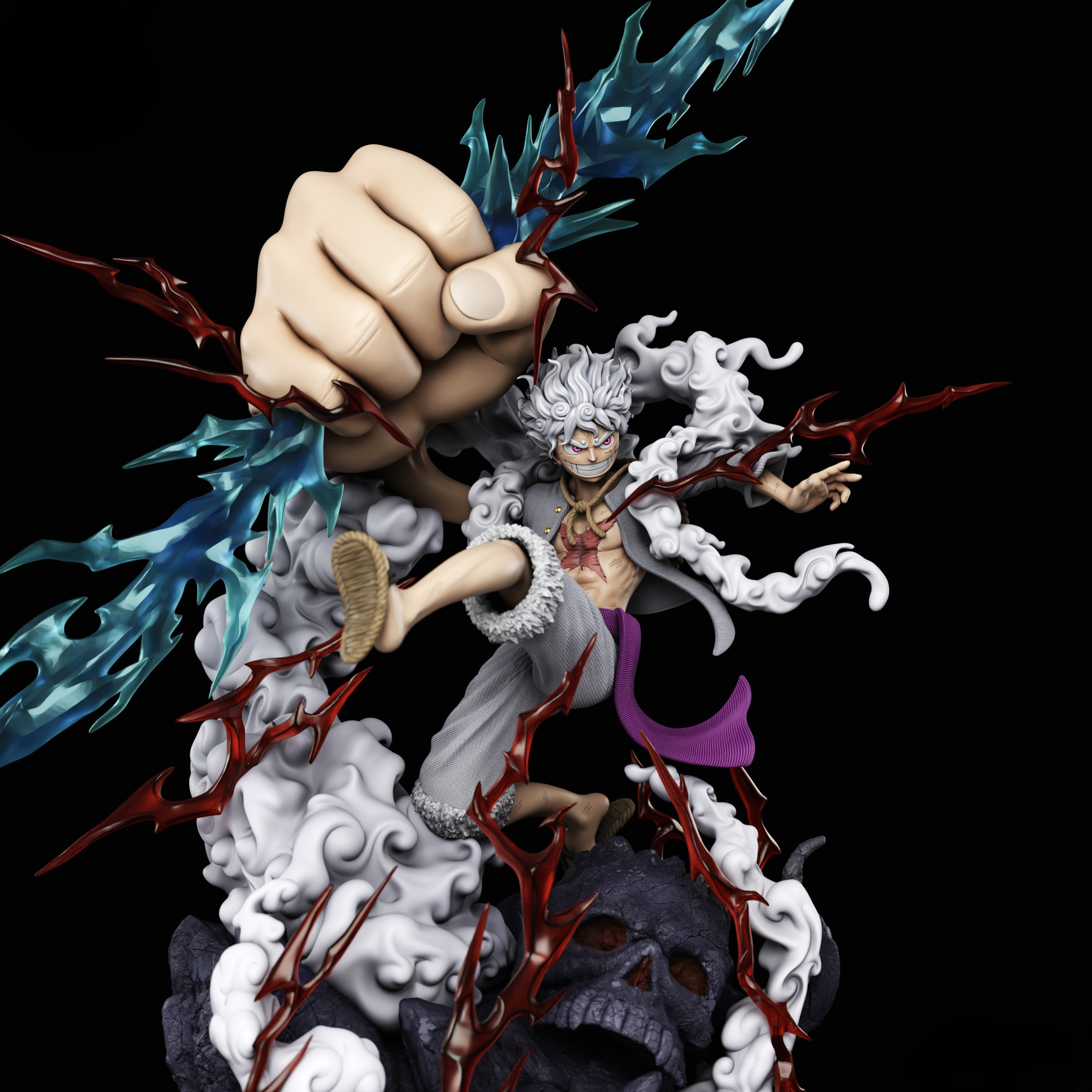 Figurine Luffy Gear 5 Nika – One Piece - IR3D