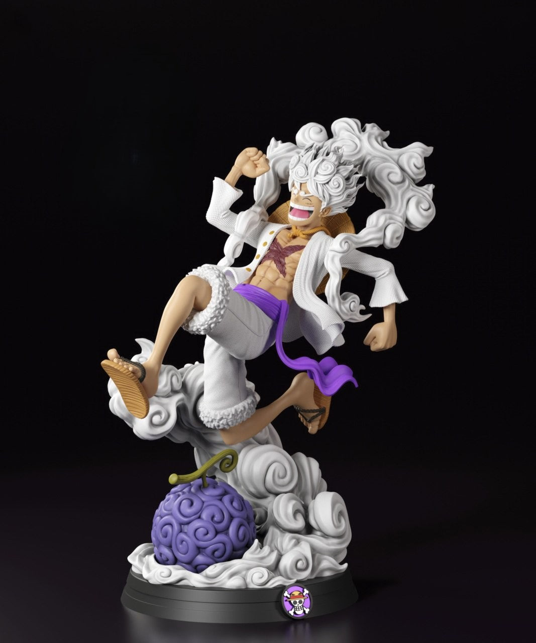 Figurine Monkey D. Luffy Gear 5 – One Piece vue de face