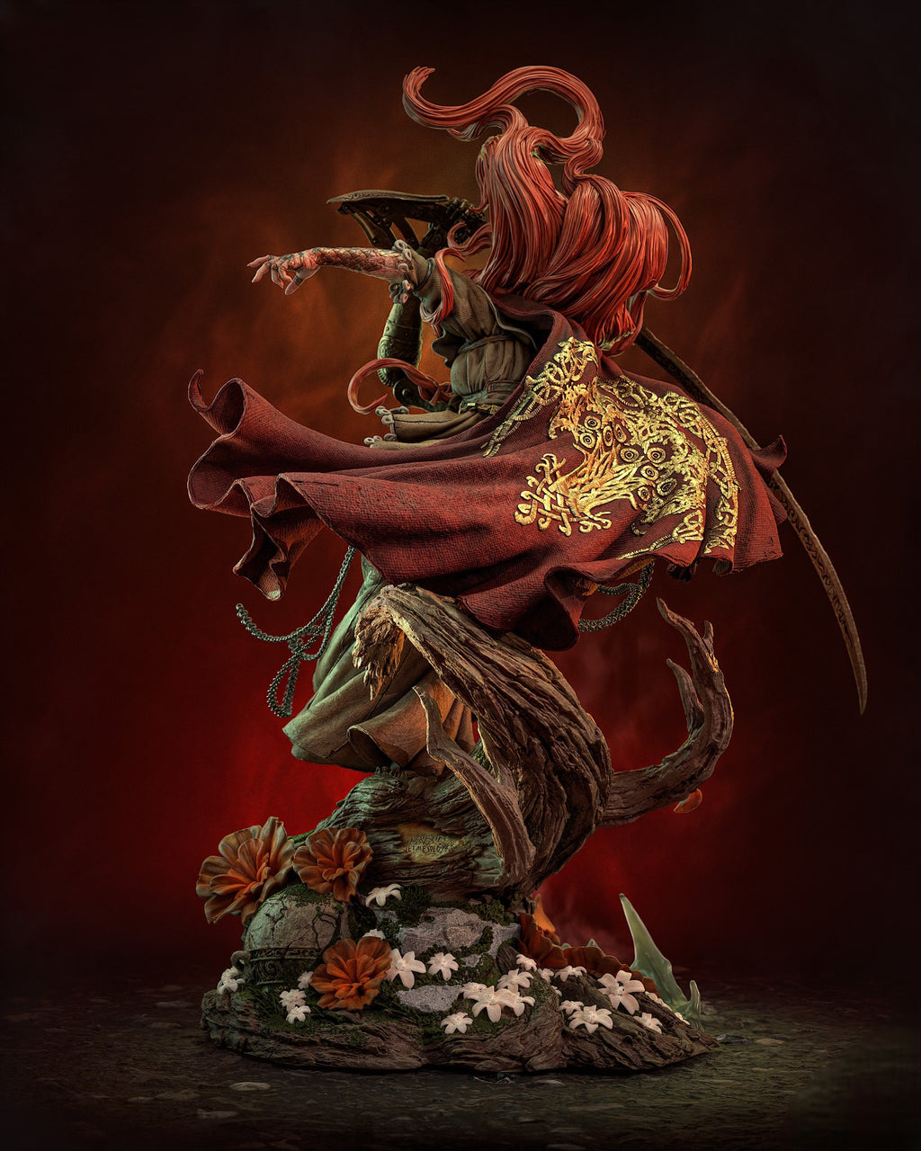 Figurine Malenia Elden Ring – vue arrière