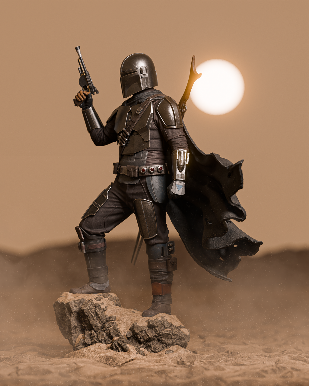 Figurine The Mandalorian – vue alternative