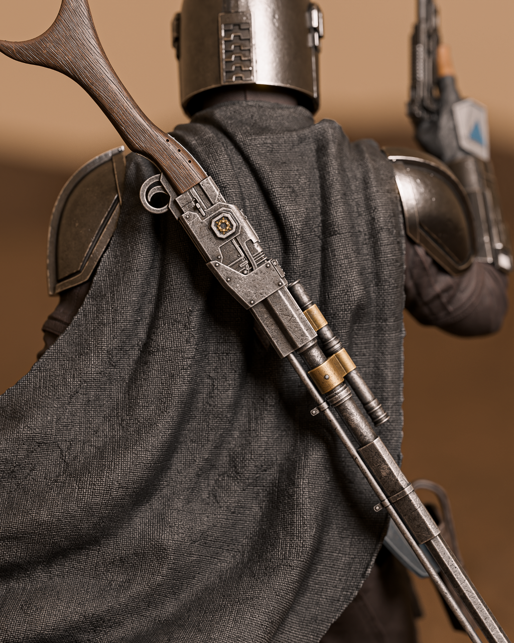 Figurine The Mandalorian – détail de l’équipement