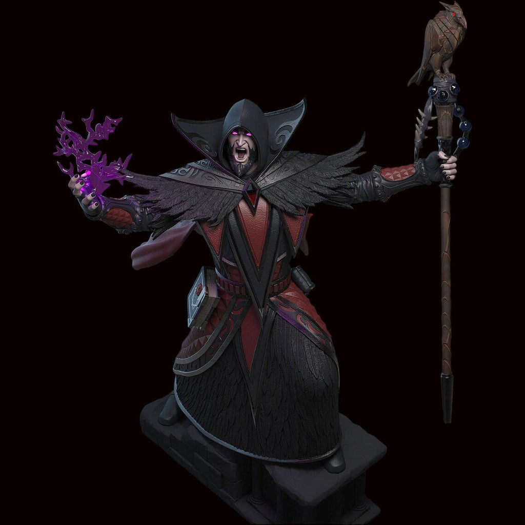 Figurine Medivh - Warcraft - IR3D