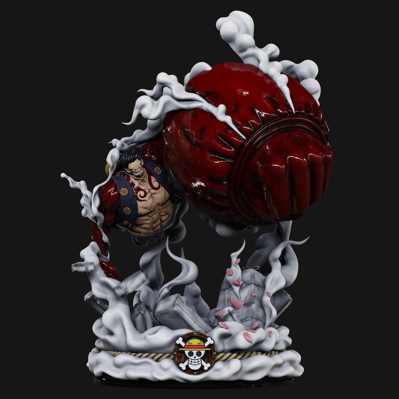 Figurine Monkey D. Luffy Gear 4 One Piece - IR3D