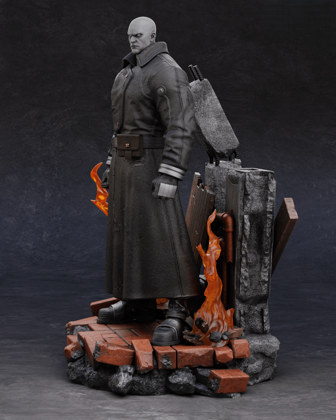Figurine Mr X - Resident Evil - IR3D