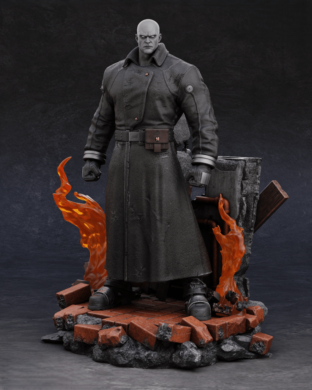 Figurine Mr X - Resident Evil - IR3D