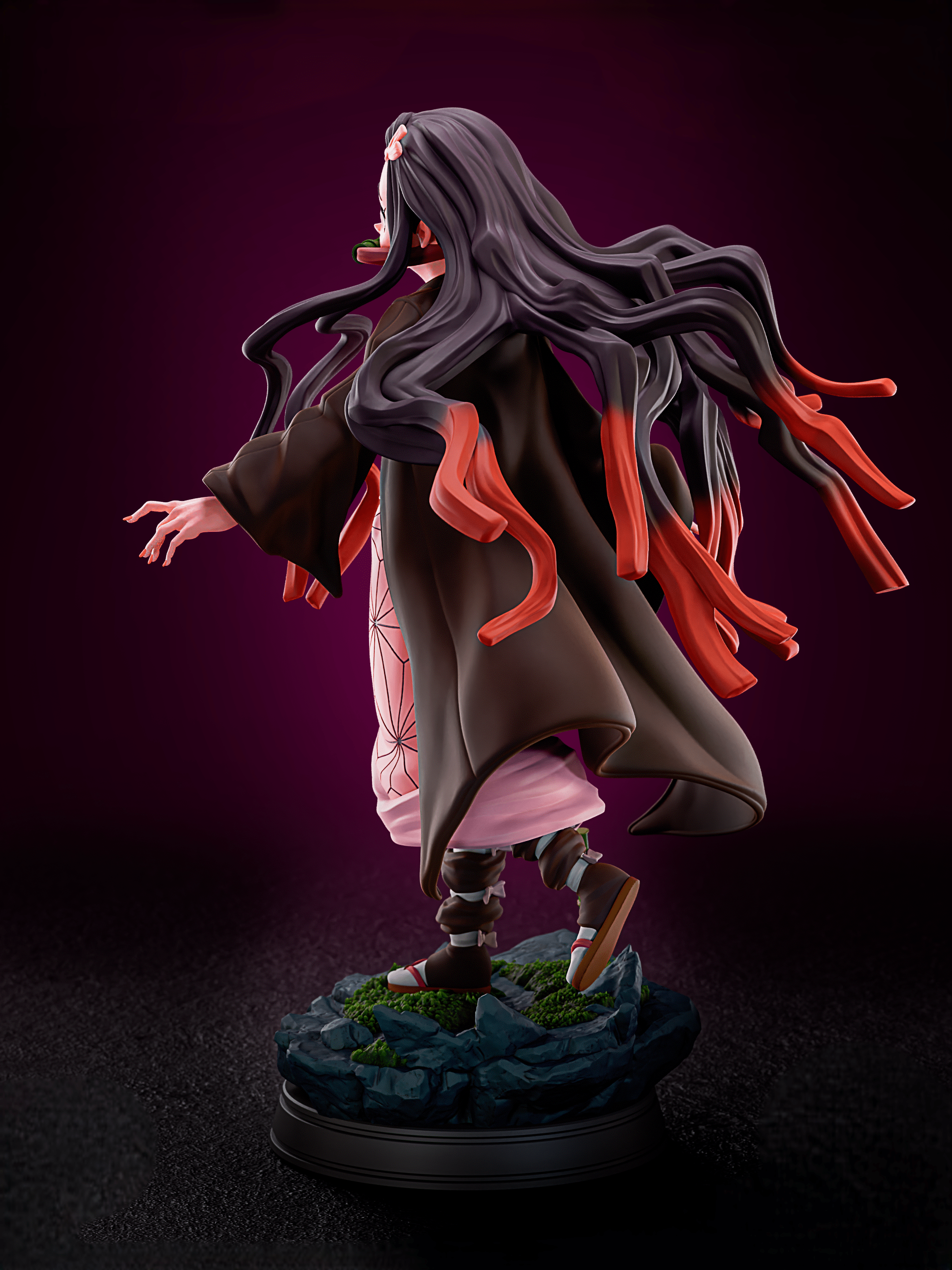 Figurine Nezuko - Demon Slayer Kimetsu no Yaiba - Manga - IR3D