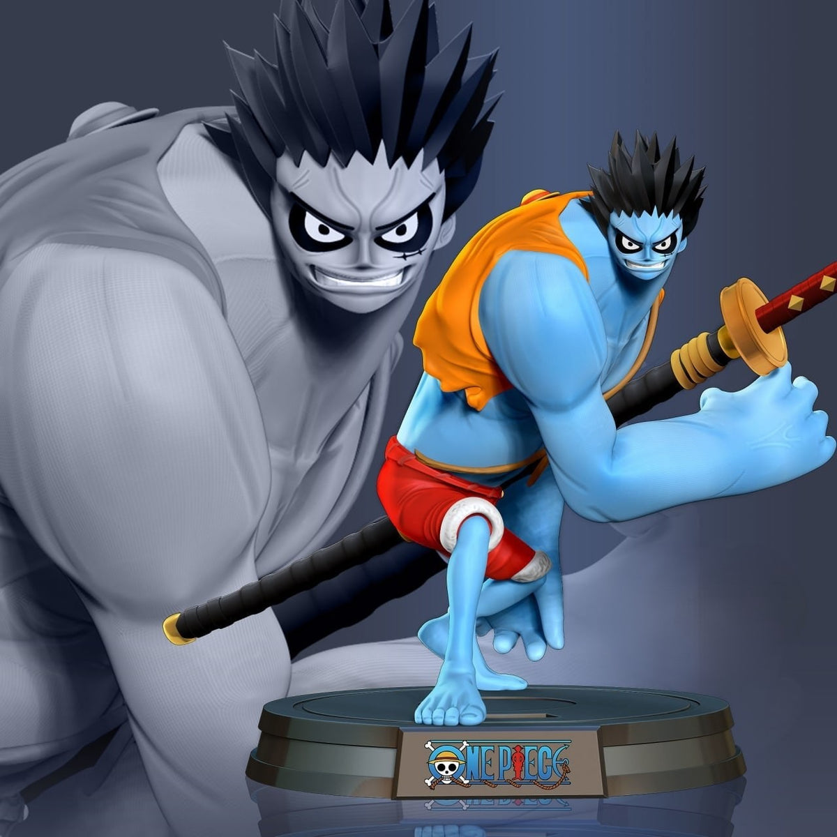 Figurine Nightmare Luffy – One Piece en résine 3D