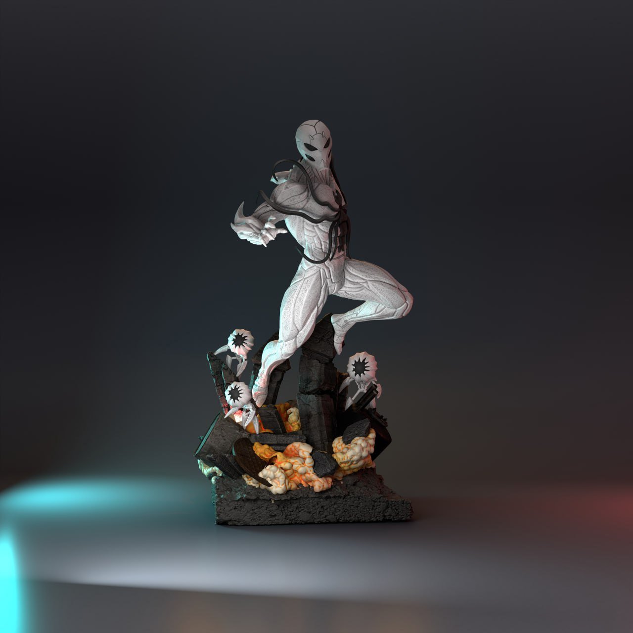 Figurine Poison spiderman - Marvel - IR3D