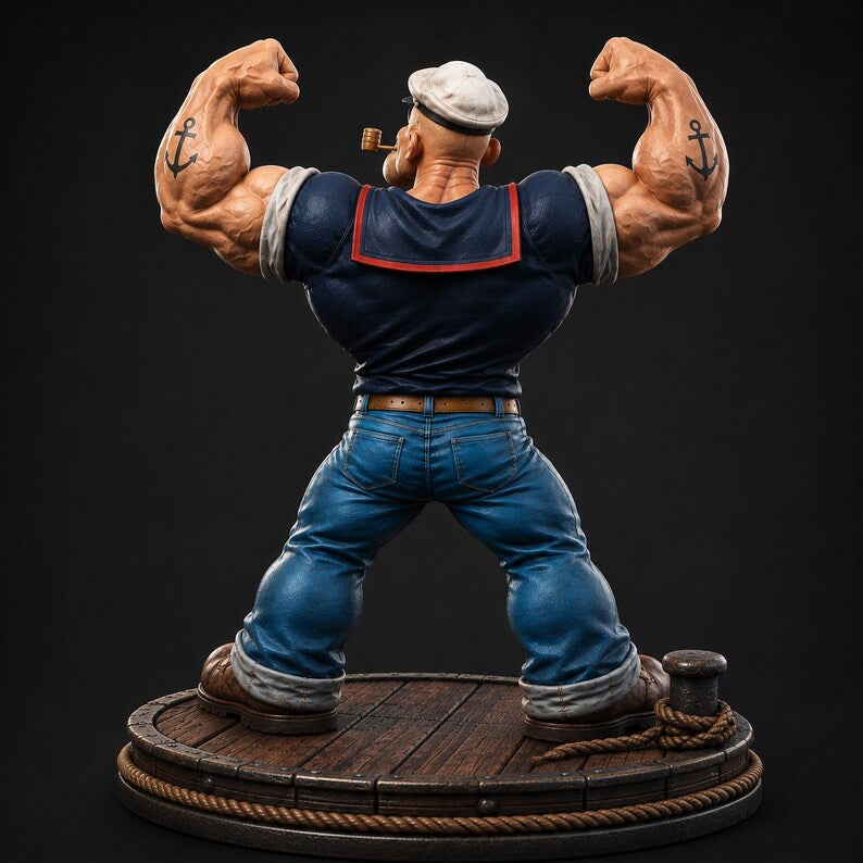 Figurine Popeye – Statue Résine 3D Collector
