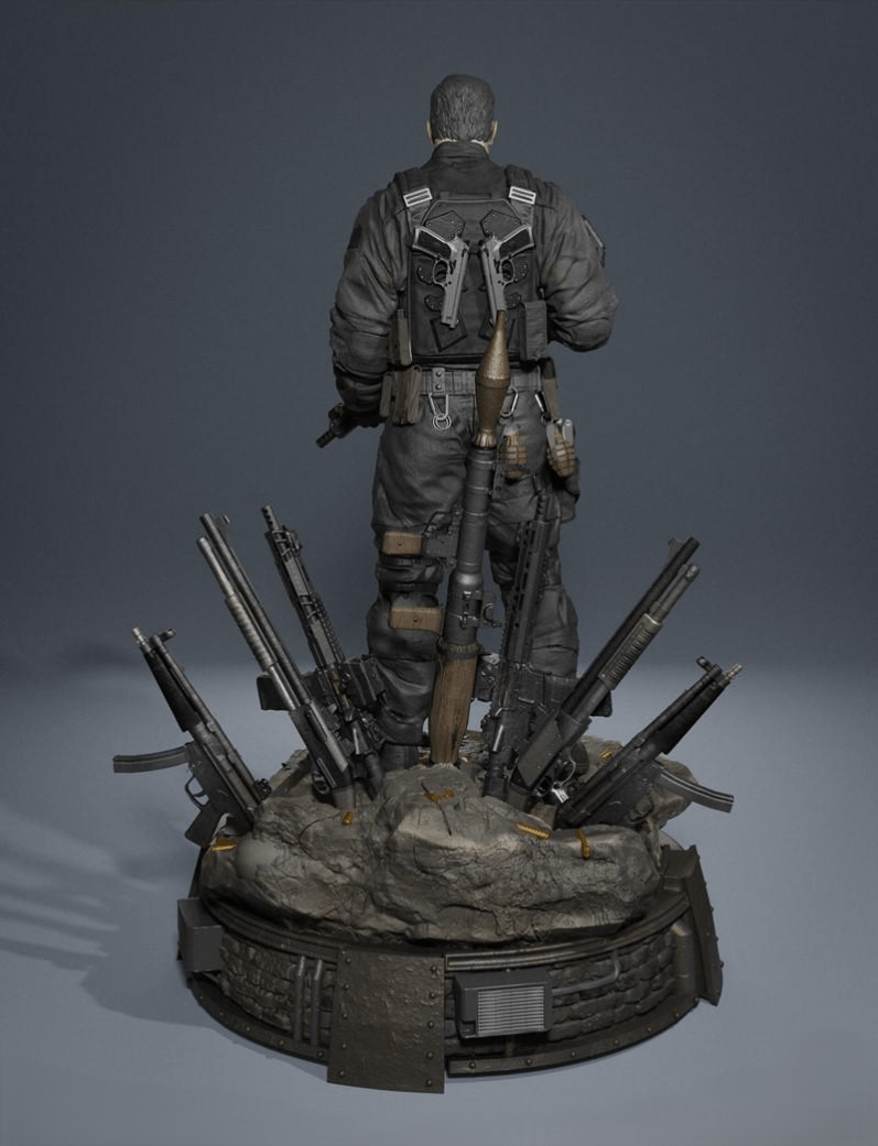 Figurine Punisher Ultimate Series - Marvel - IR3D