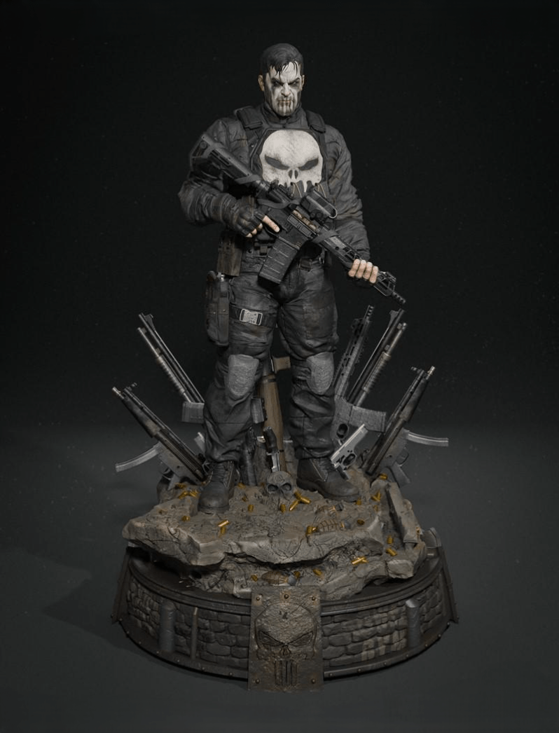 Figurine Punisher Ultimate Series - Marvel - IR3D