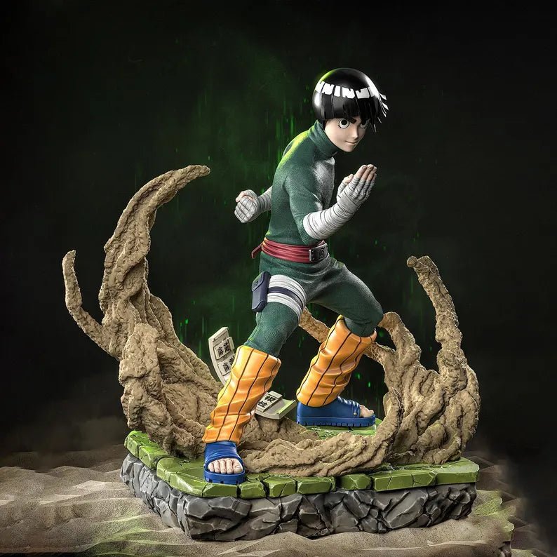 Figurine Rock Lee Naruto – Statue 3D Anime Premium – Ninja Taijutsu – Figurine Manga Collection - IR3D