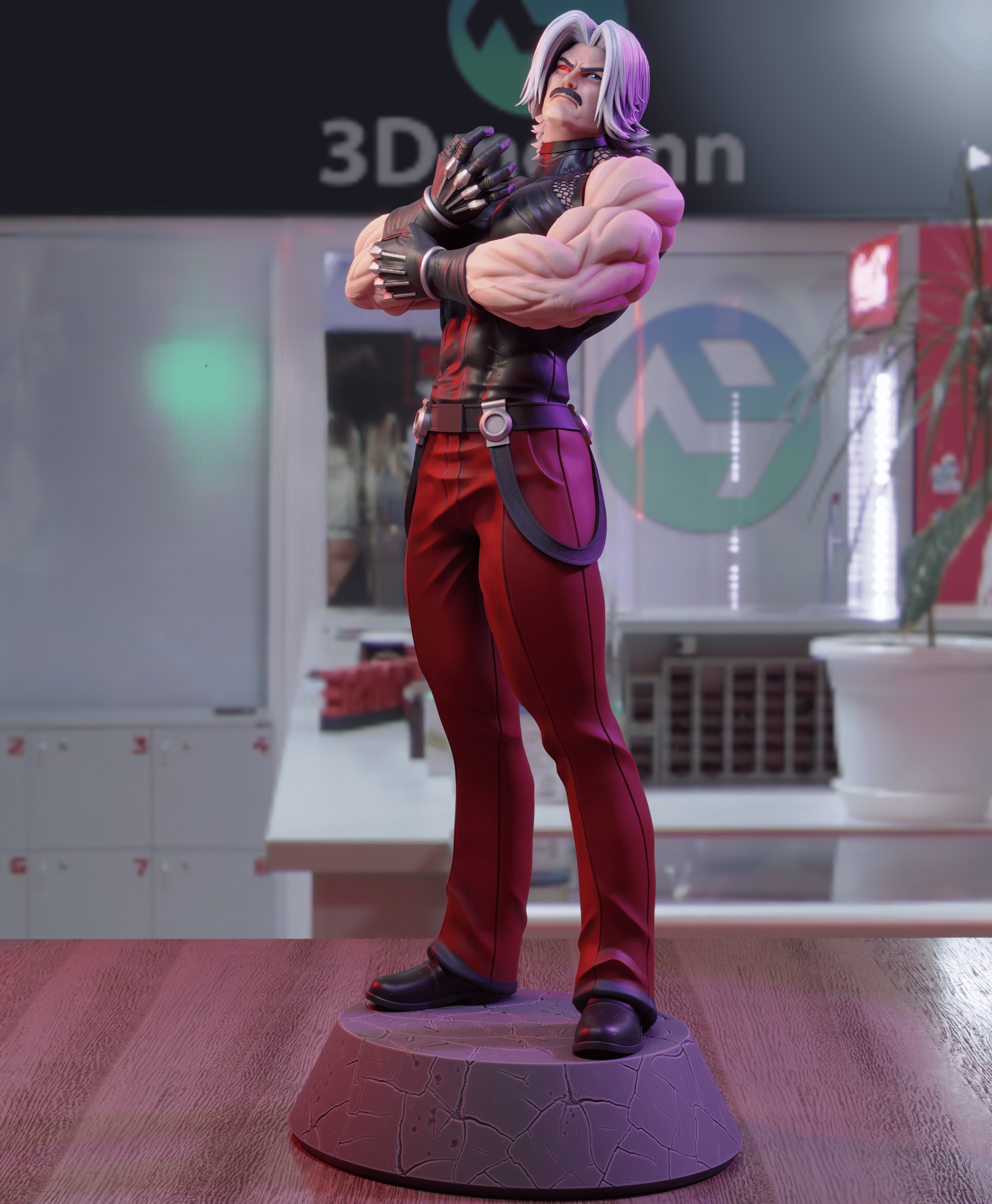 Figurine Rugal the king of fighters - IR3D