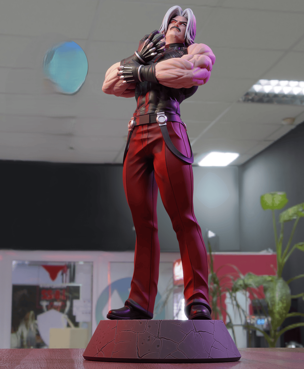 Figurine Rugal the king of fighters - IR3D