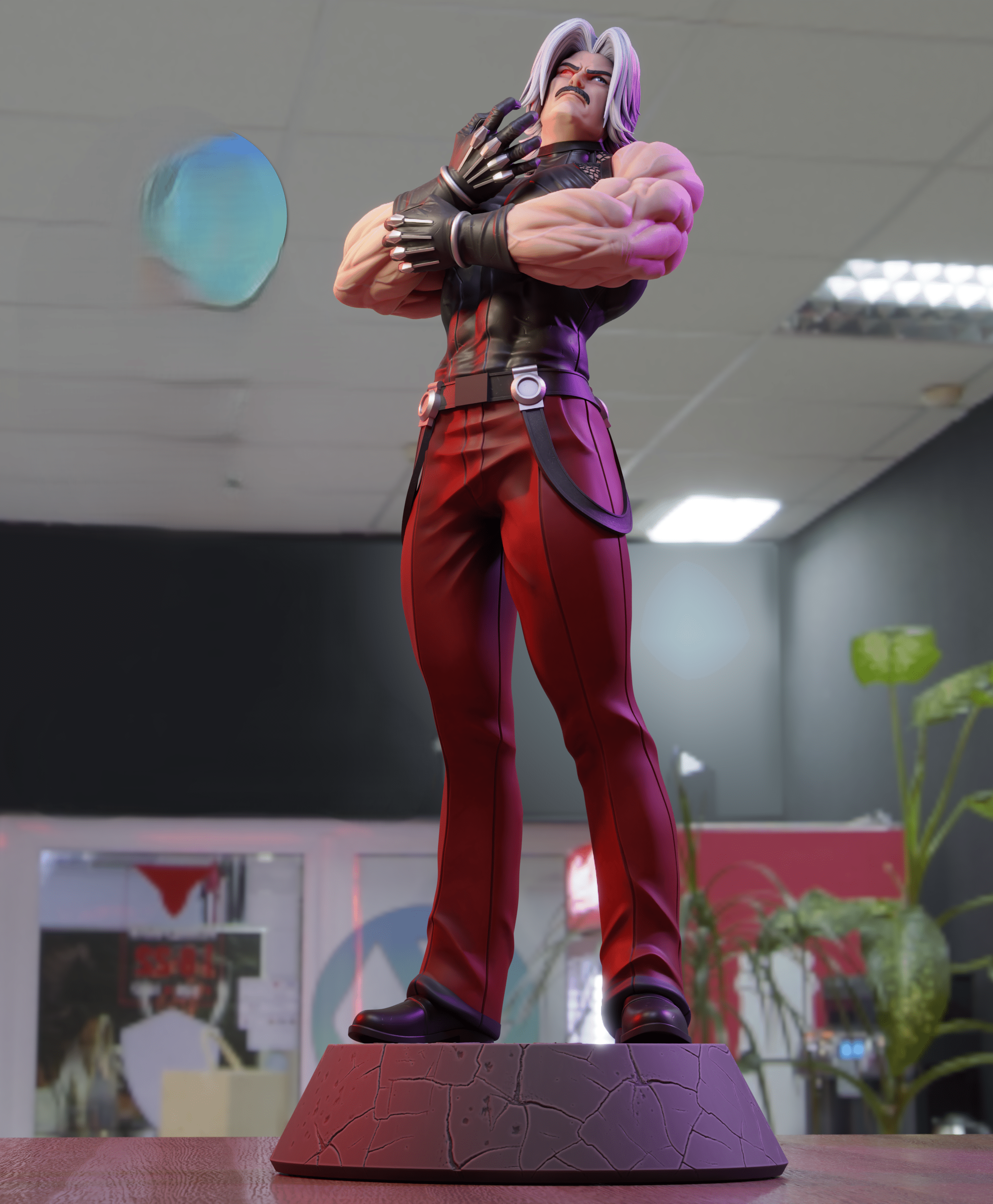 Figurine Rugal the king of fighters - IR3D