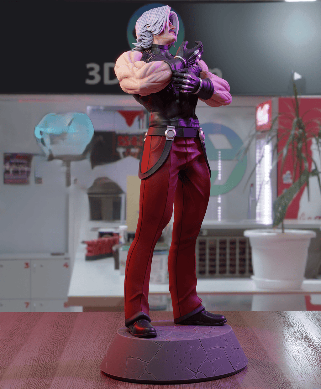 Figurine Rugal the king of fighters - IR3D