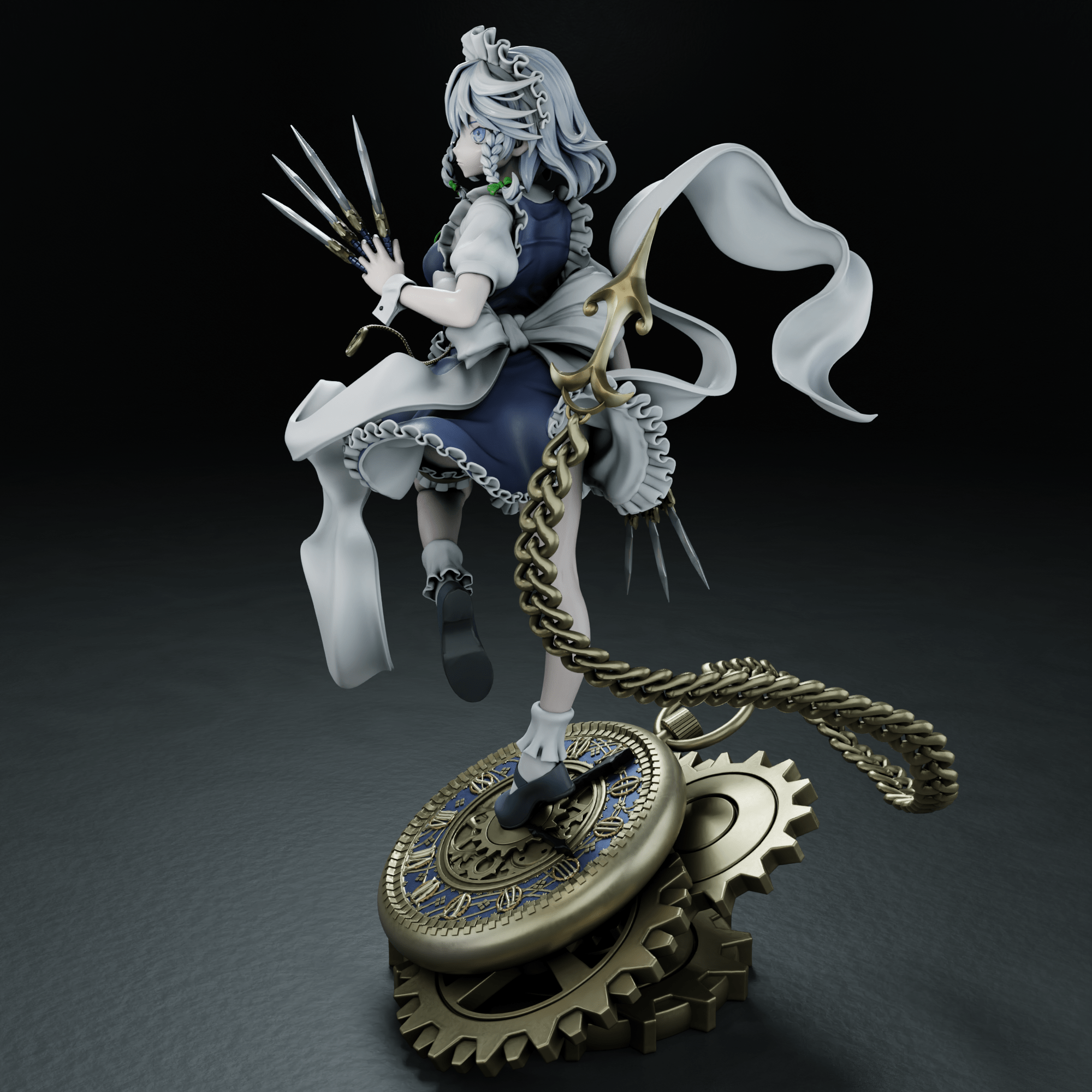 Figurine sakuya lzayoi - Manga - IR3D