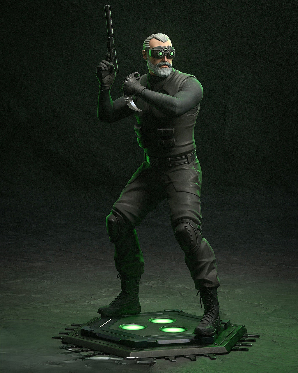 Figurine Sam Fisher – Splinter Cell - IR3D