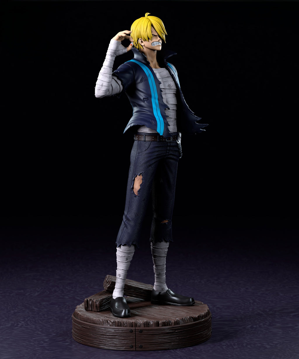 Figurine Sanji – One Piece vue trois quarts