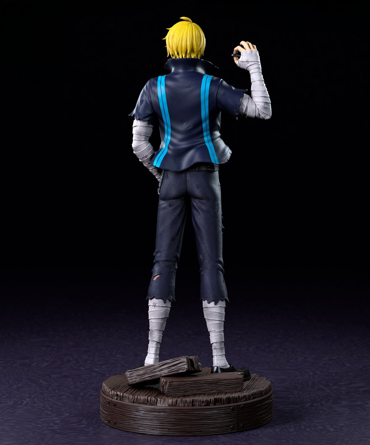 Figurine Sanji – One Piece vue arrière