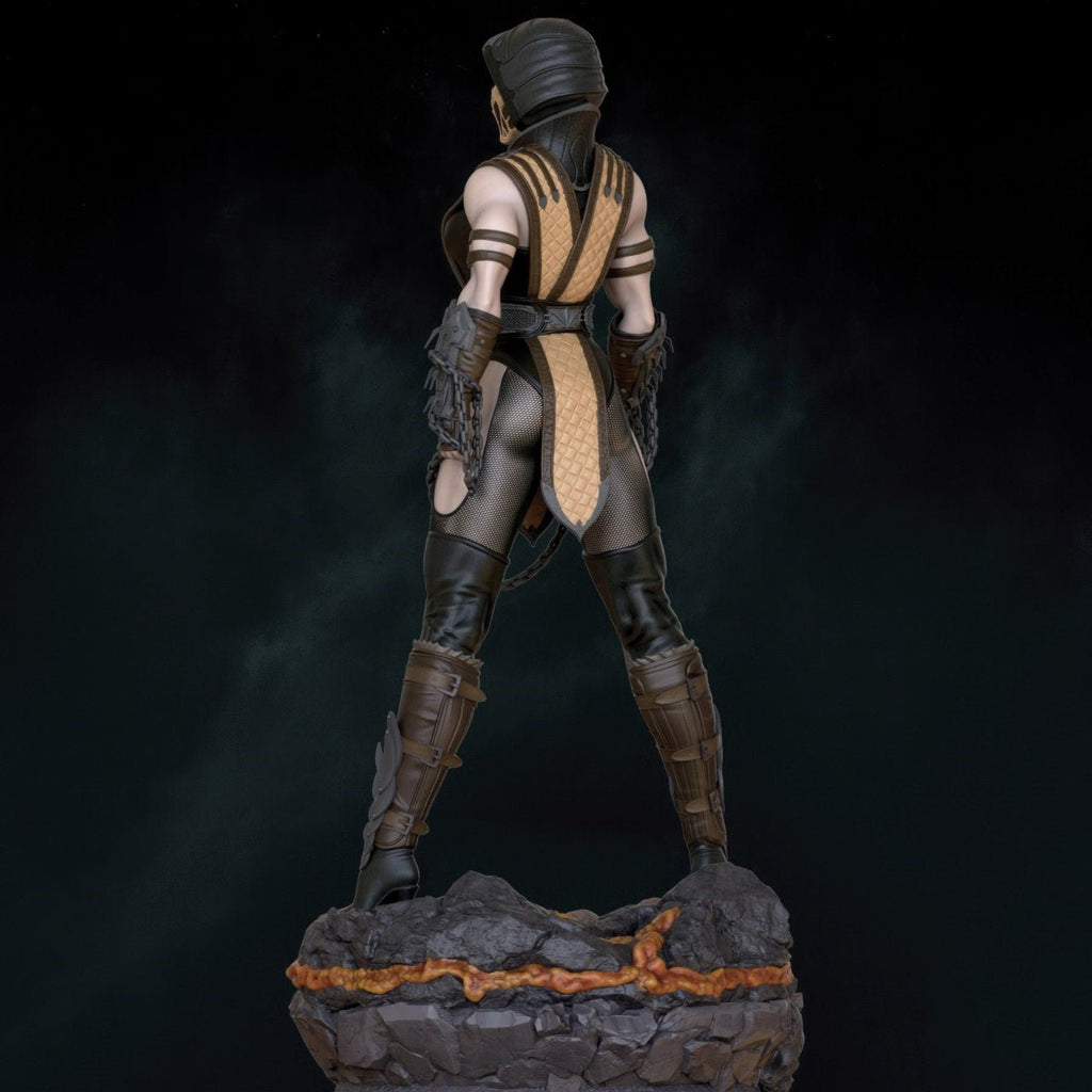 Figurine Scorpion Mortal Kombat - IR3D