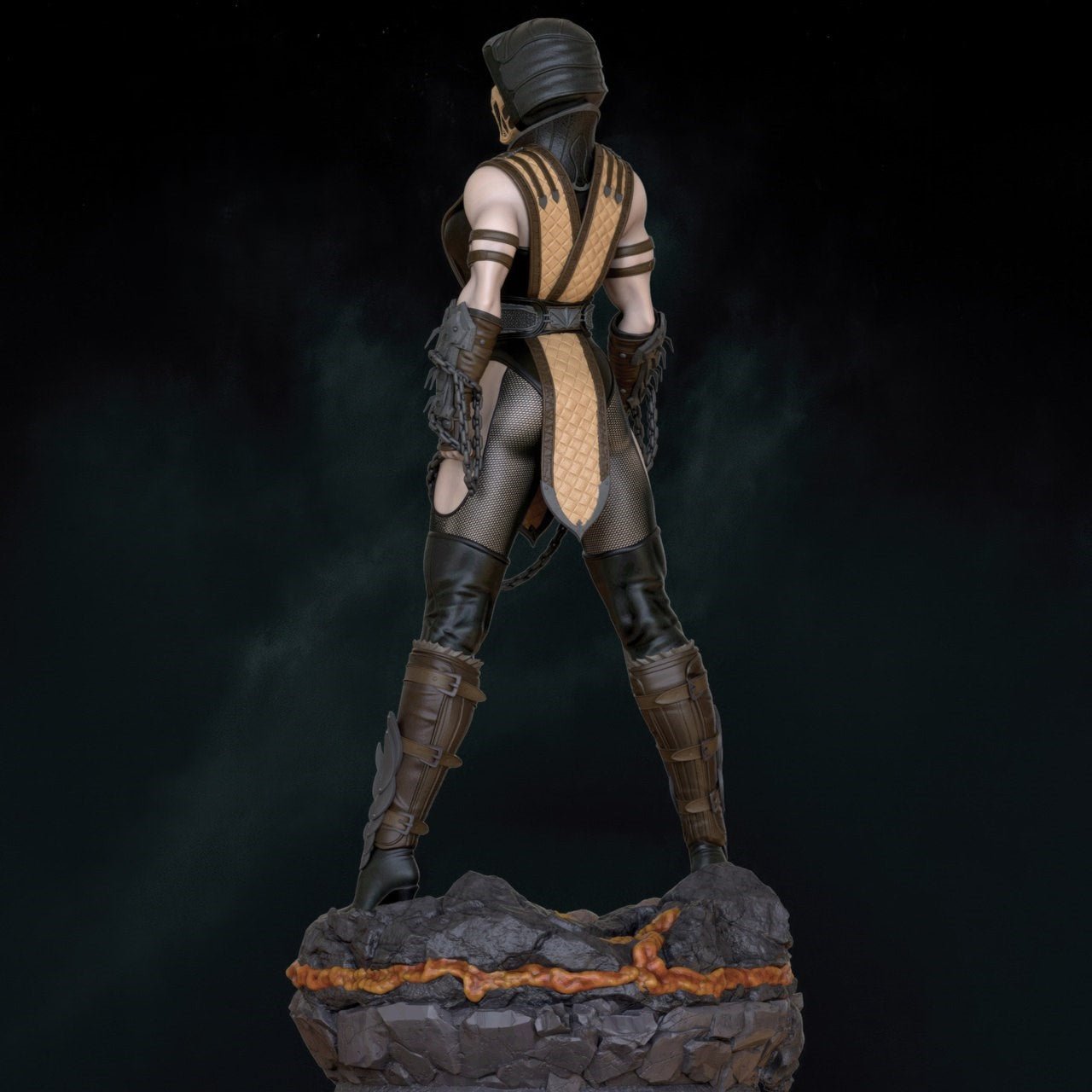 Figurine Scorpion Mortal Kombat - IR3D