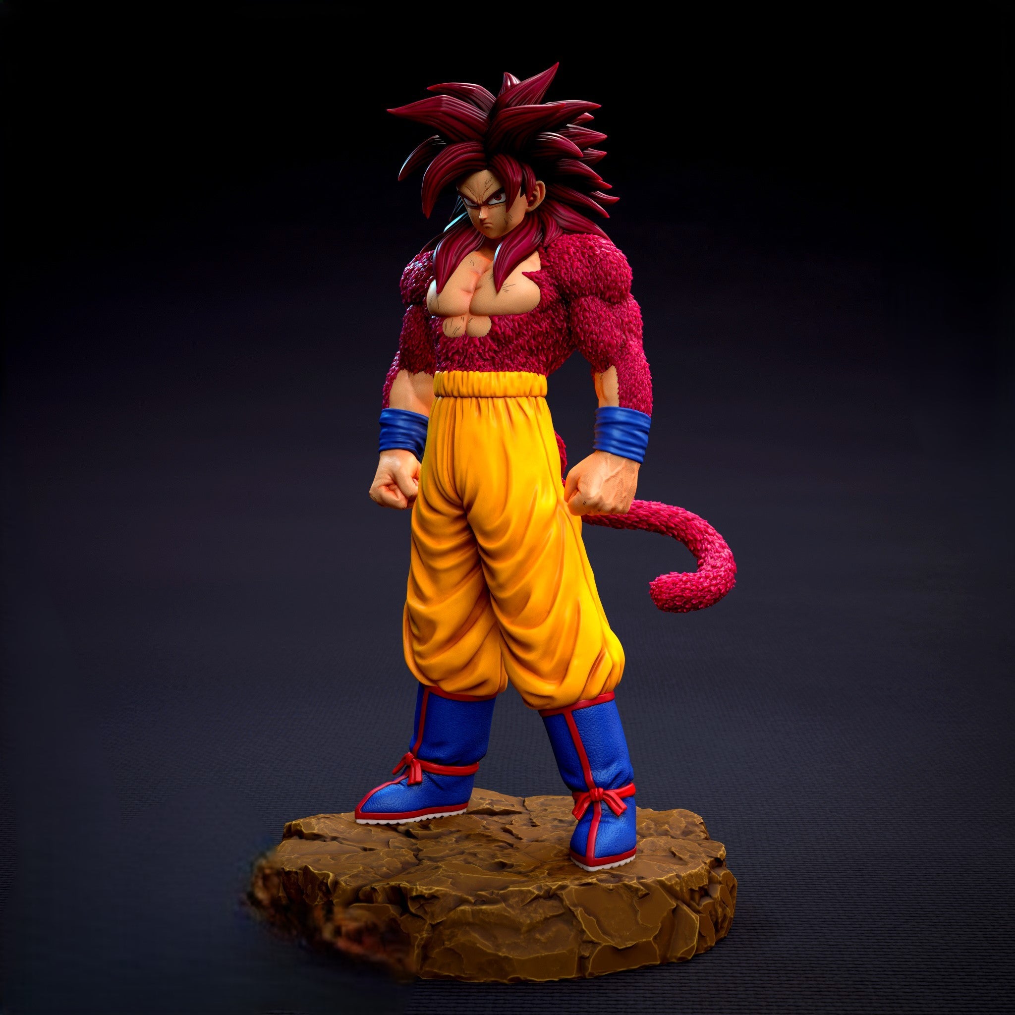 Figurine Son Goku Super Saiyan - Manga - IR3D