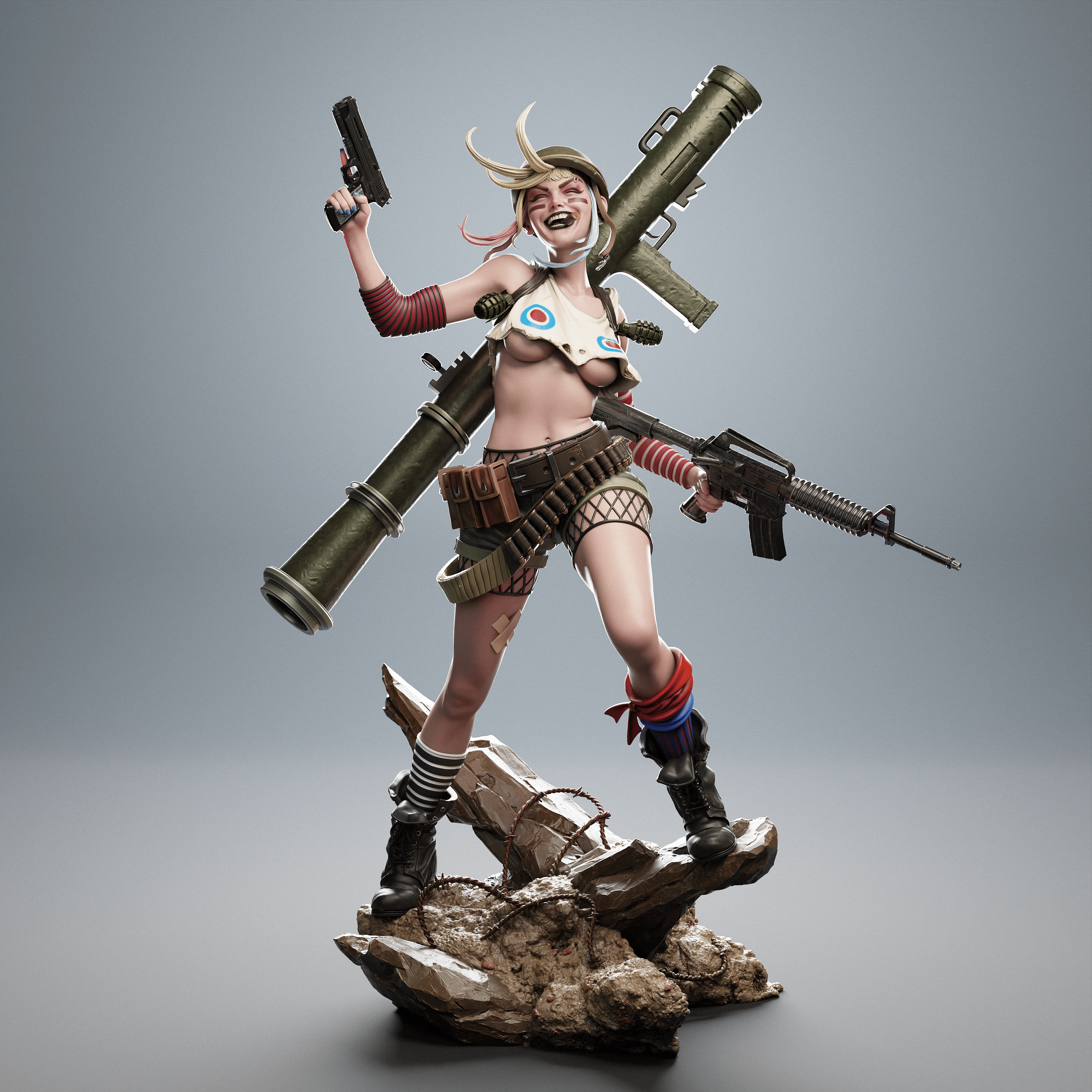 Figurine Tank Girl - IR3D