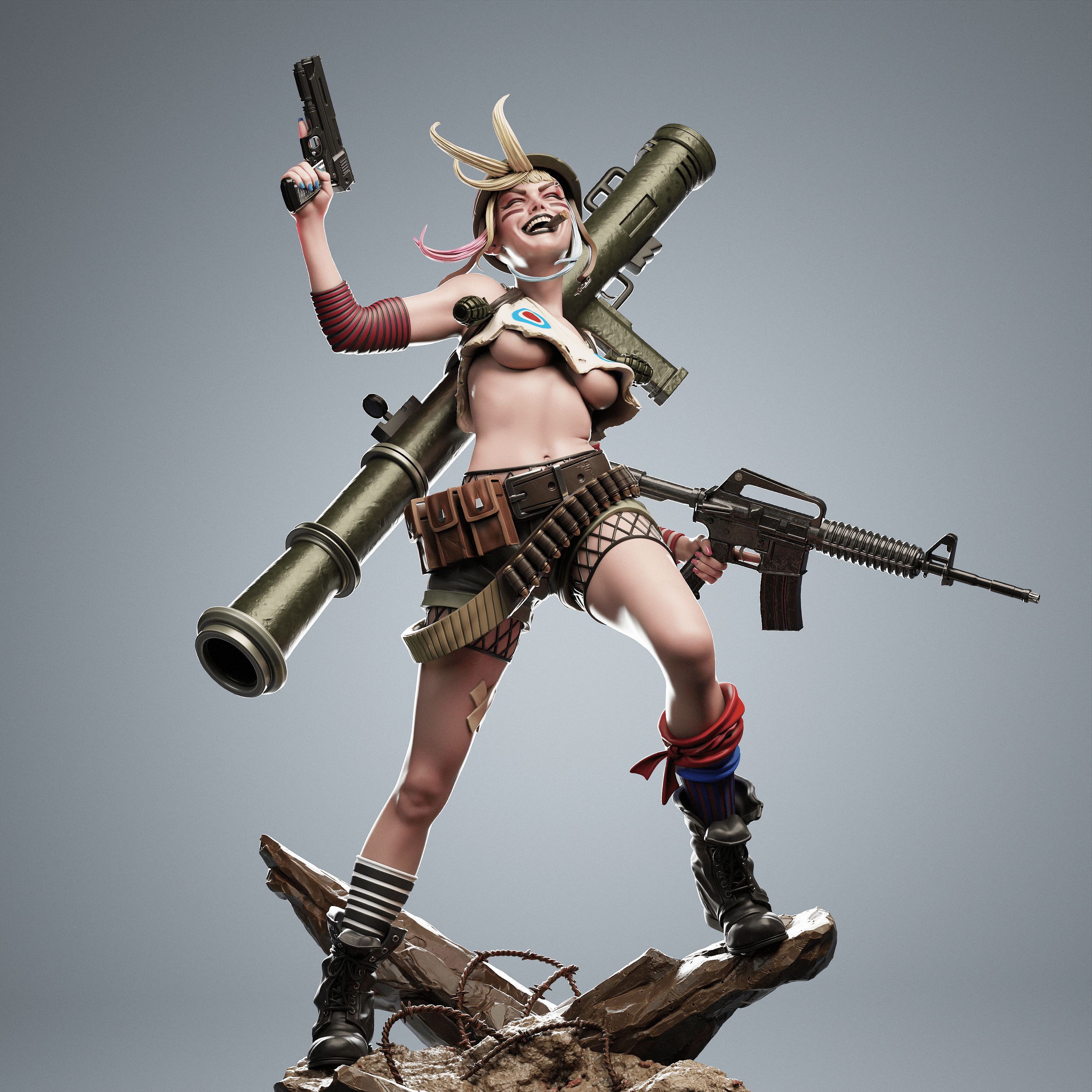 Figurine Tank Girl - IR3D