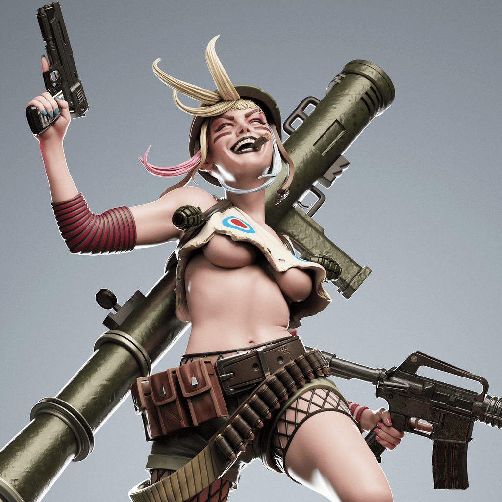 Figurine Tank Girl - IR3D
