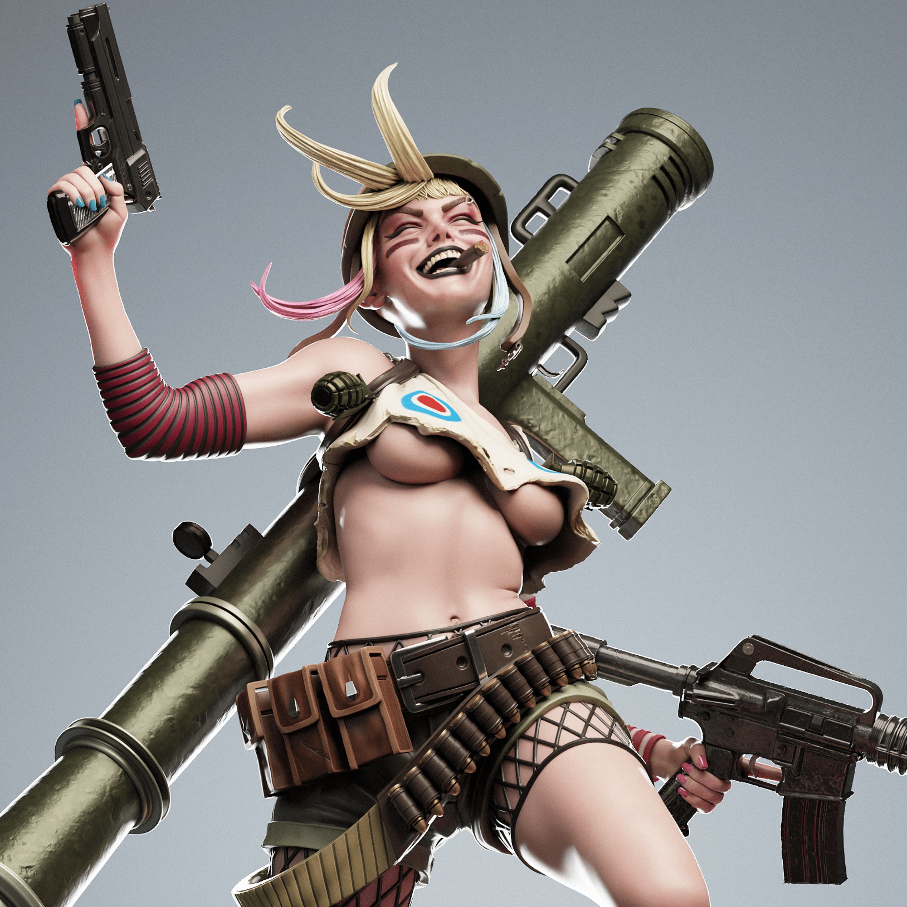 Figurine Tank Girl - IR3D