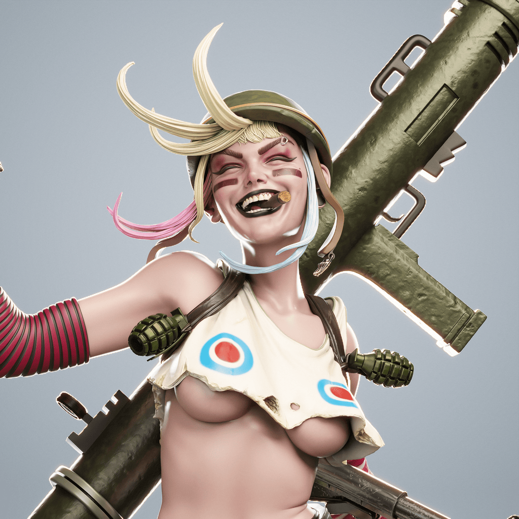 Figurine Tank Girl - IR3D